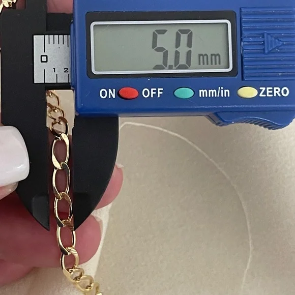 18k Gold Filled Oval Link Chain - Picture 5 of 5